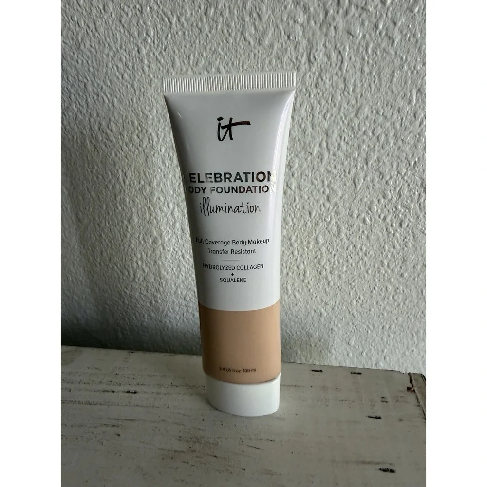 It Cosmetics Celebration Body Foundation Illumination FAIR 3.4oz.
